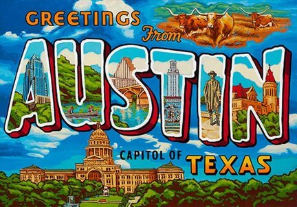 Welcome to Austin Texas sign