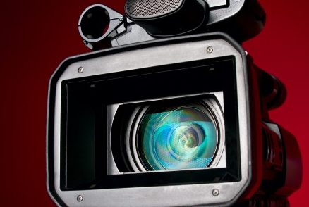 a close-up of a video camera
