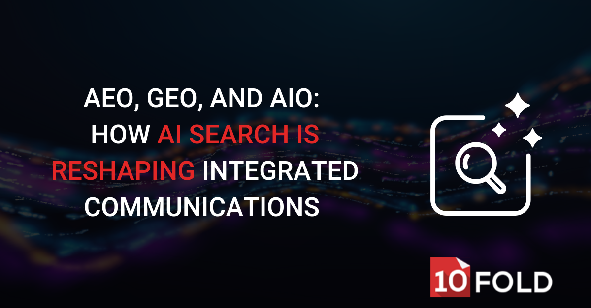 AEO, GEO, and AIO: How AI Search Is Reshaping Integrated Communications